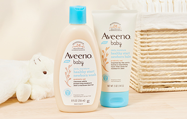 Aveeno Healthy Start Newborn Wash and Balm Products